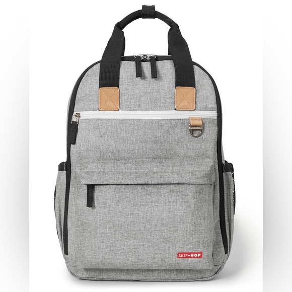 Skip Hop Light Gray Diaper Bag. - Picture 1 of 10